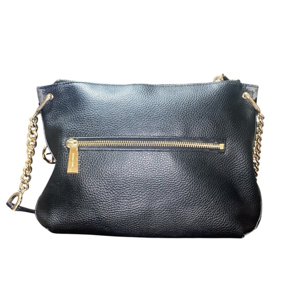 MK Michael Kors Lillie Black Crossbody w/ Gold Accents - Picture 4 of 9